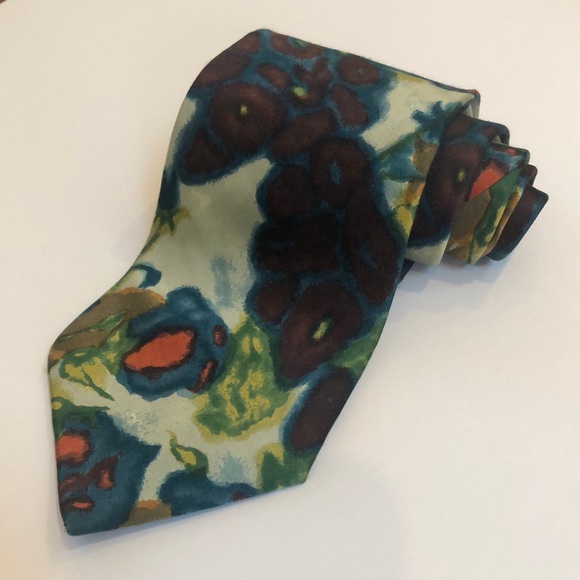 Dior Other - Christian Dior Floral Pattern Tie